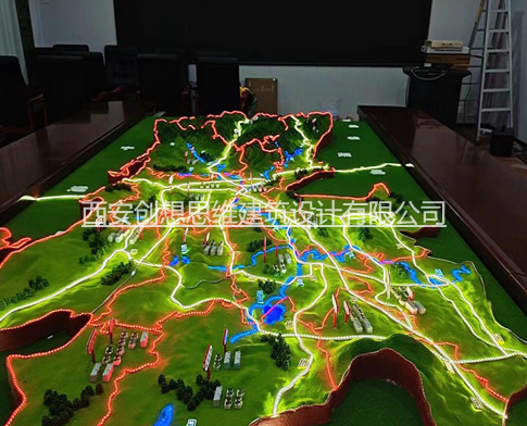 地形地貌类沙盘模型